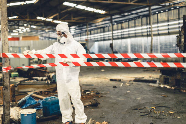 Professional Hoarding Cleanup technician working in Edgewater, MD